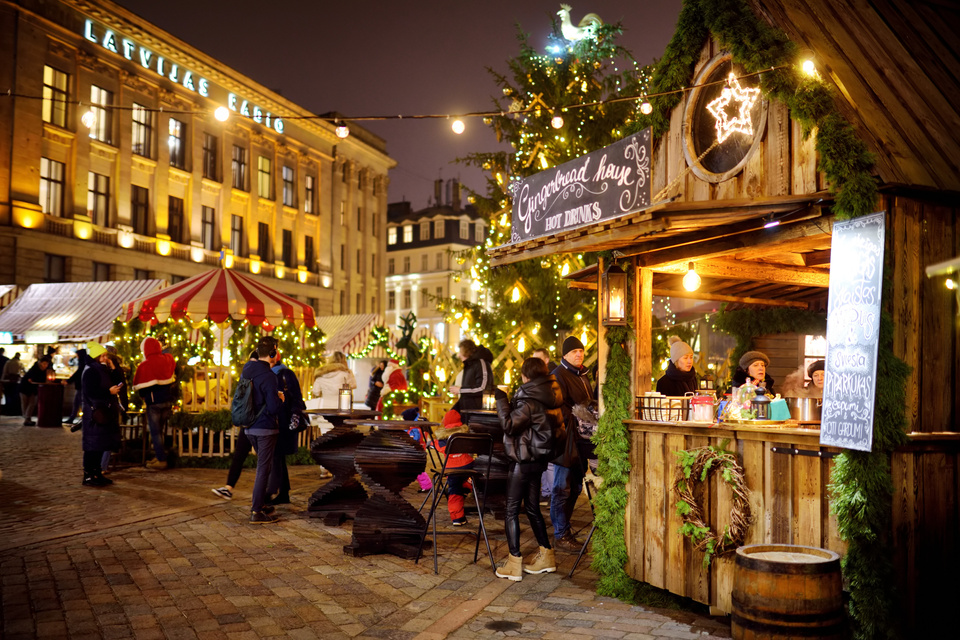 Christmas Market in Riga, Latvia